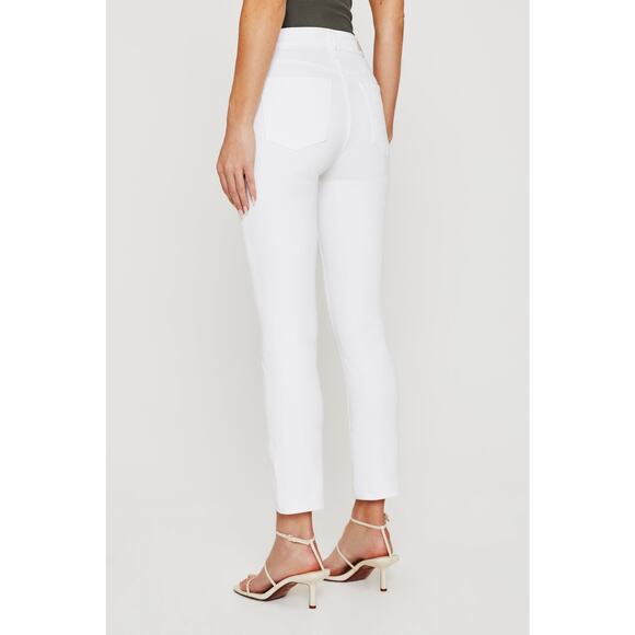 AG Mari Crop High Rise Slim Straight - Aesthetic White NWT VARIOUS SIZES - Picture 2 of 2